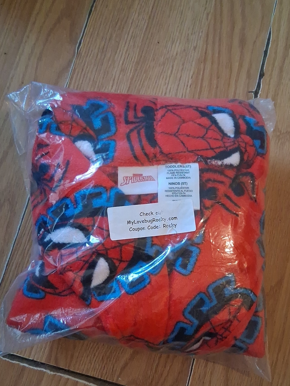 Spider-Man Spidey Sleep Robe - Red (Unbranded)